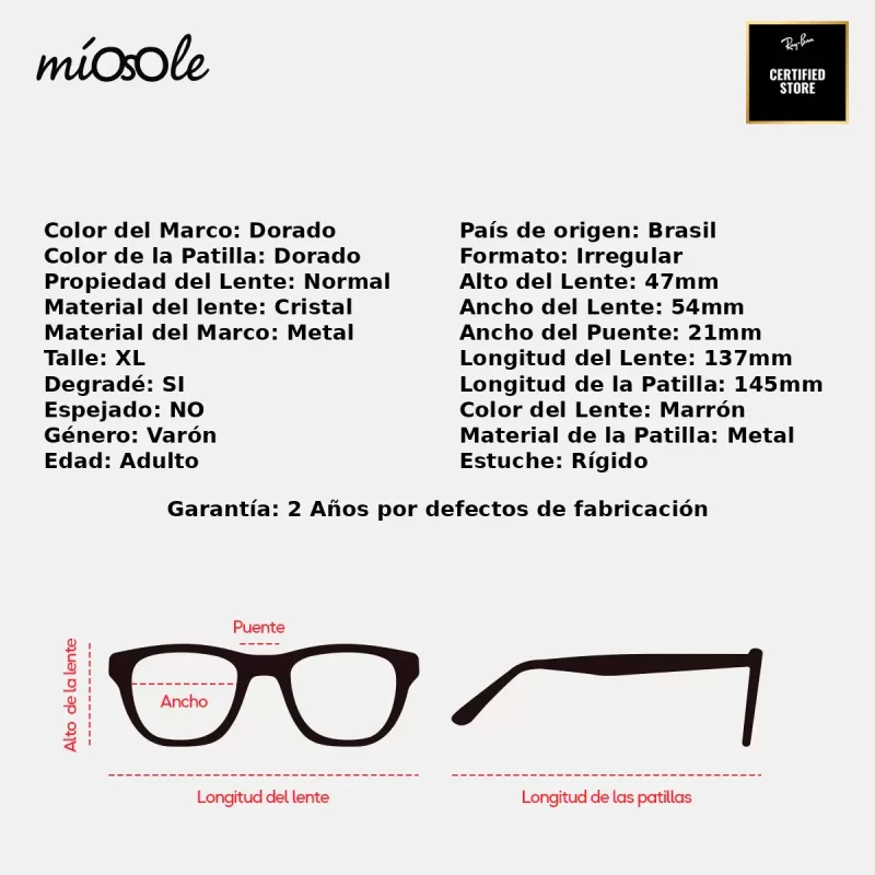 Ray-Ban Rb3548nl 912443-54-XL
