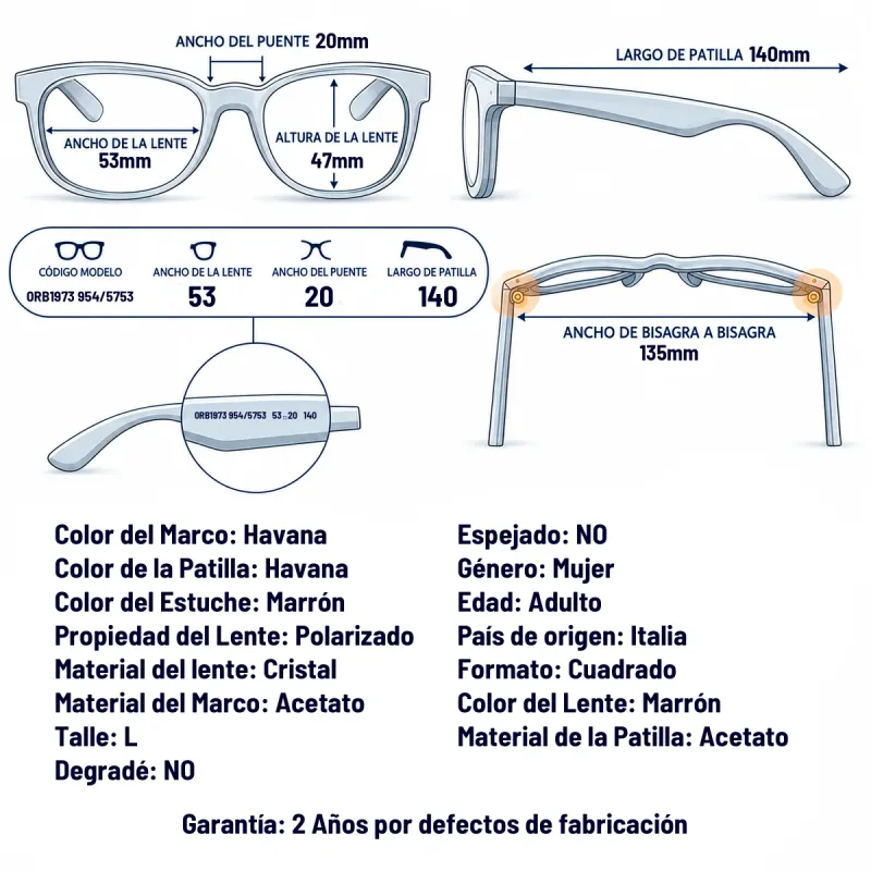 Ray-Ban RB1973 954/57-53-L