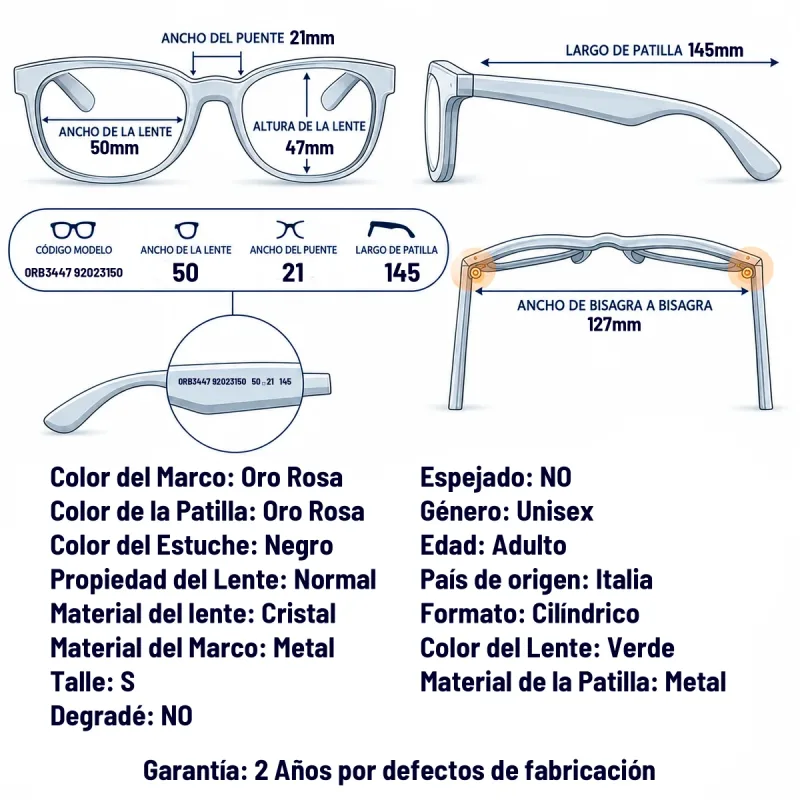 Ray-Ban Rb3447 920231-50-S