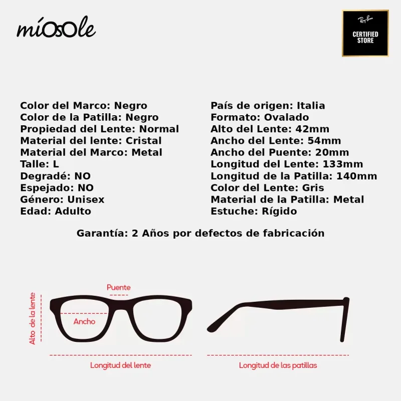 Ray-Ban RB3775M F134B1-54-L
