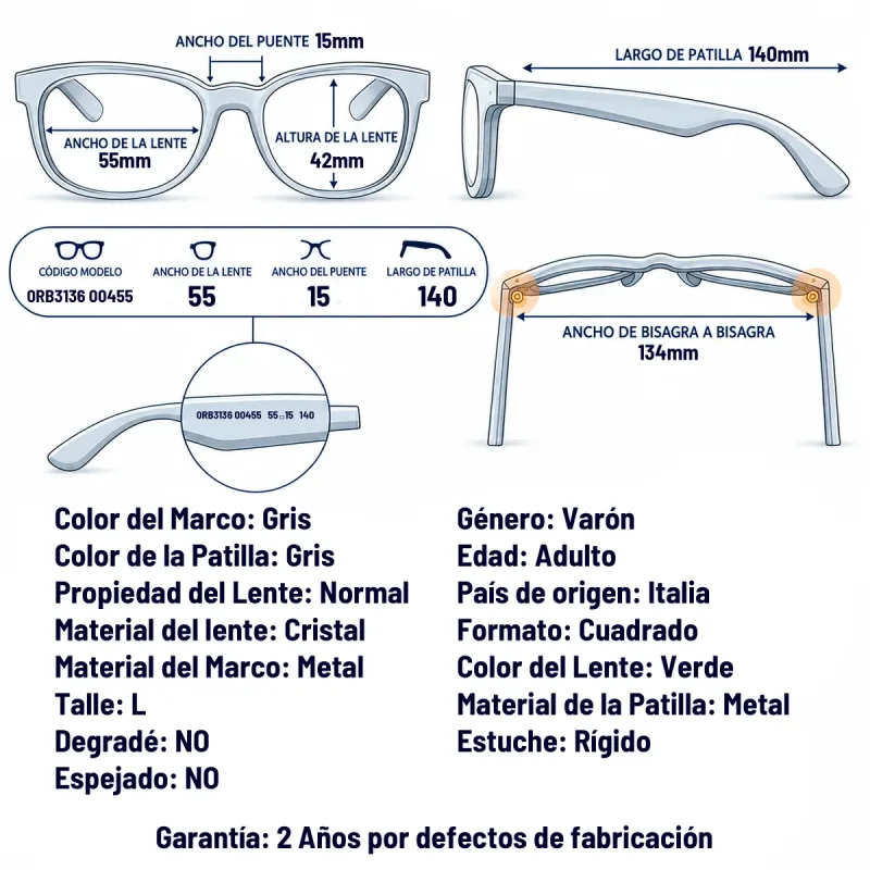 Ray-Ban RB3136 004-55-L