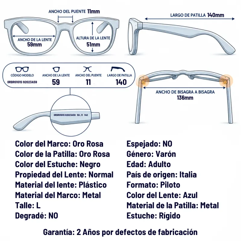Ray-Ban 0RBR0101S  92023A-59-L