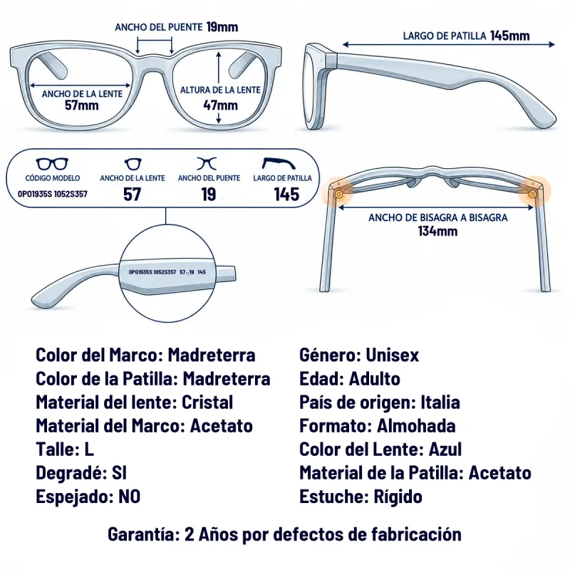 Persol PO1935S 1052S3-57-L
