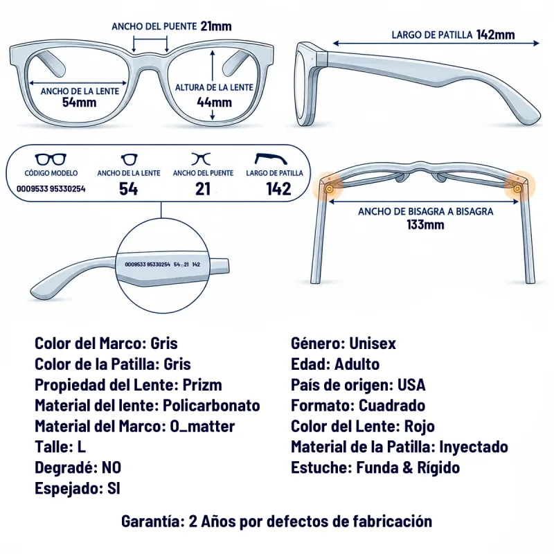 Oakley Oo9533 953302-54-L
